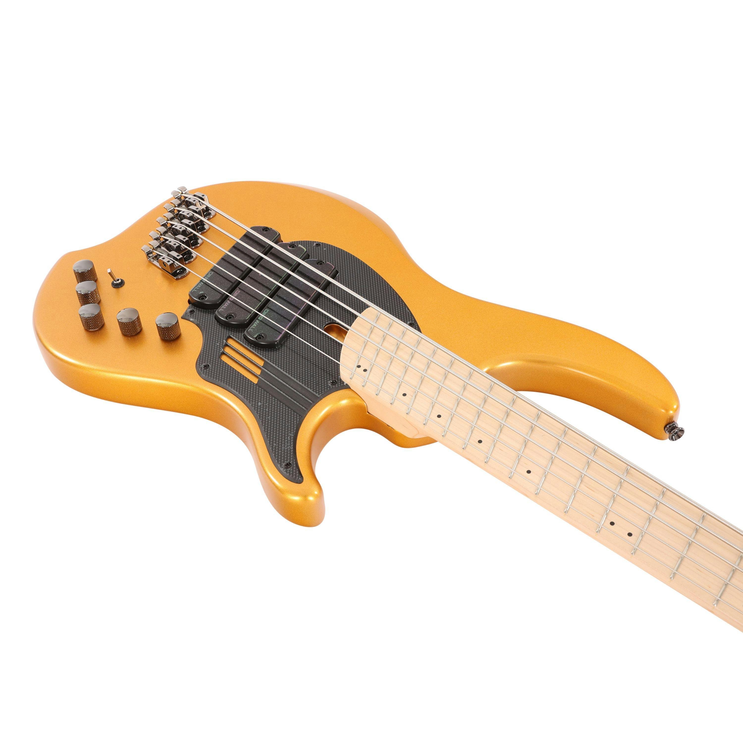 【美品】DINGWALL NG-3 5st / Matte Gold Dingwall NG-3 5-String Electric Bass Guitar in Matte Metallic Gold